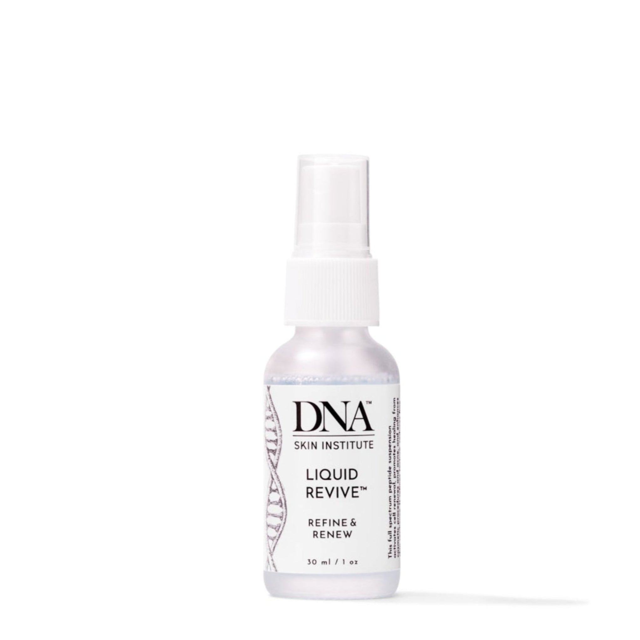DNA Skin Institute Liquid Revive bottle on a white background