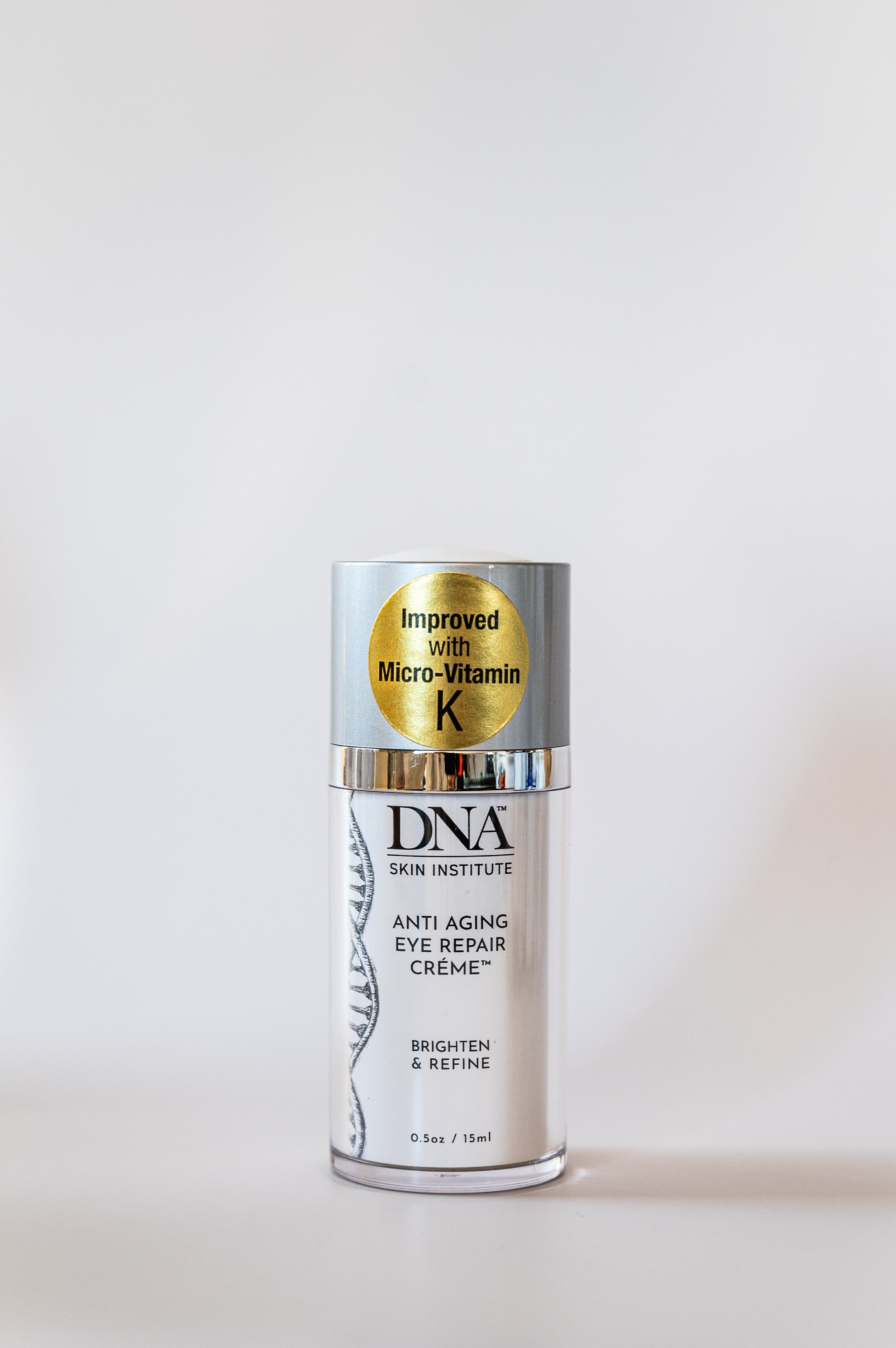 fragrance free eye cream for sensitive skin with caffeine, vitamin k, and progesterone